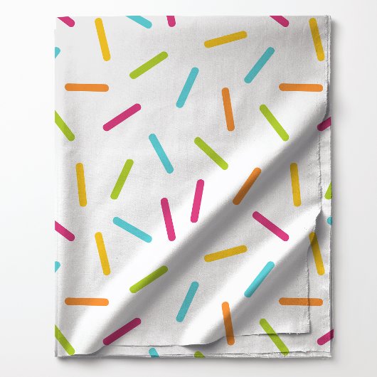 Farbenfrohe Candy Sprinkles Muster Helles Party Stoff
