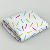 Farbenfrohe Candy Sprinkles Muster Helles Party Stoff