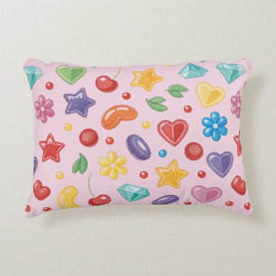 "Farbenfrohe Candy Star Accent Pillow Dekokissen