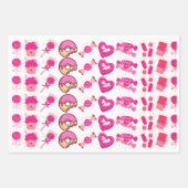 Farbenfrohe Candyland Birthday Geschenkpapier Set (Vorderseite 3)