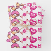 Farbenfrohe Candyland Birthday Geschenkpapier Set (Beispiel)