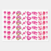 Farbenfrohe Candyland Birthday Geschenkpapier Set (Vorderseite)