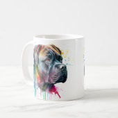 Farbenfrohe Cane Corso Dog Kaffee Tasse, Cup Kaffeetasse (Vorderseite Links)