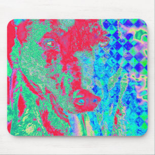 Farbenfrohe Canine Mousepad