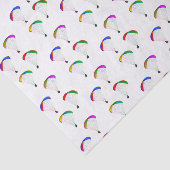 Farbenfrohe Canopes - Paraglider Motif Seidenpapier (Ausschnitt)