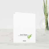 Farbenfrohe Cape Hütte Mitteilungskarten (Rückseite)