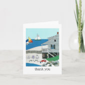 Farbenfrohe Cape Hütte Mitteilungskarten (Vorderseite)