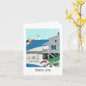 Farbenfrohe Cape Hütte Mitteilungskarten (Gelbe Blume)