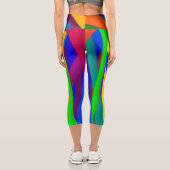 Farbenfrohe Capri Croppe 02 Yoga Pants (Rückseite)