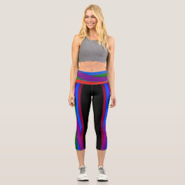 Farbenfrohe Capri Croppe 04 Yoga Pants Leggings