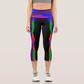 Farbenfrohe Capri Croppe 06 Yoga Pants