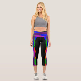 Farbenfrohe Capri Croppe 06 Yoga Pants Leggings