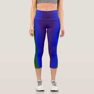 Farbenfrohe Capri Croppe 08 Yoga Pants Leggings