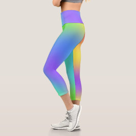 Farbenfrohe Capri-Leggings Capri Leggings