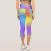 Farbenfrohe Capri-Leggings Capri Leggings (Rückseite)