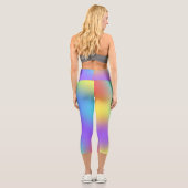 Farbenfrohe Capri-Leggings Capri Leggings (Rückseite)