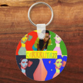 Farbenfrohe Carrlita27 Tasten! Schlüsselanhänger (Vorderseite)