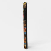 Farbenfrohe Cartoon Crowdys Mobile Case (Hinten/Links)