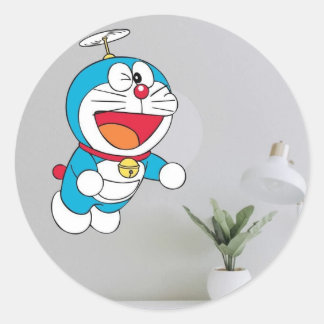 Farbenfrohe Cartoon-Express-Aufkleber" Runder Aufkleber