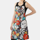 Farbenfrohe Cartoon-Monster Schürze (InSitu)