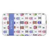 Farbenfrohe Cartoon Owls iPhone 7 Plus Fall Case-Mate iPhone Hülle (Rückseite (Horizontal))