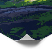 Farbenfrohe Cartoon Style Illustration Poster - Ho (Ecke)