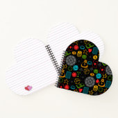 Farbenfrohe Casino Icons Notebook Notizblock (Innenseite)