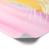 Farbenfrohe Cat Art Print - Lebhaftes und feines D Poster (Ecke)