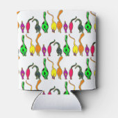 Farbenfrohe Cat Hintern Muster Dosenkühler (Rückseite)