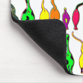 Farbenfrohe Cat Hintern Muster Mousepad (Ecke)