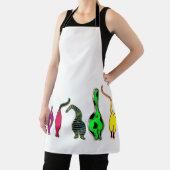 Farbenfrohe Cat Hintern Schürze (InSitu)