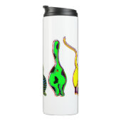 Farbenfrohe Cat Hintern Thermosbecher (Nach rechts gedreht)