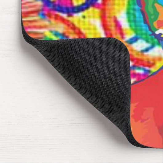 Farbenfrohe Cat Mouse Pad! Mousepad (Ecke)