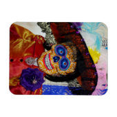 Farbenfrohe Catrina Flexible Magnet (Horizontal)