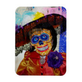 Farbenfrohe Catrina Flexible Magnet (Vertikal)