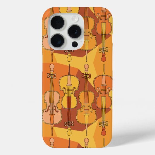 Farbenfrohe Cello Muster Case-Mate iPhone Hülle (Rückseite)