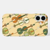 Farbenfrohe Cello Muster Case-Mate iPhone Hülle (Rückseite (Horizontal))