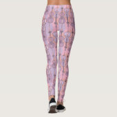 Farbenfrohe Cello Muster Leggings (Rückseite)