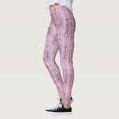 Farbenfrohe Cello Muster Leggings (Links)