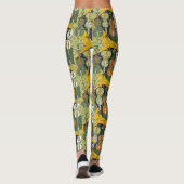 Farbenfrohe Cello Muster Leggings (Rückseite)