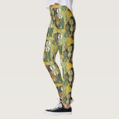 Farbenfrohe Cello Muster Leggings (Links)