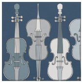 Farbenfrohe Cello Muster Stoff (Nahaufnahme)