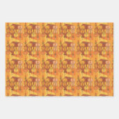 Farbenfrohe Cello Muster Wrapping Paper Sheets Geschenkpapier Set (Vorderseite 2)