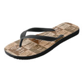 Farbenfrohe Cellos Pattern Badesandalen (Schrägansicht)