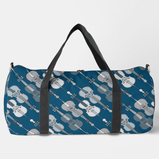 Farbenfrohe Cellos Pattern Duffle Bag (Vorderseite)