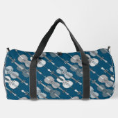 Farbenfrohe Cellos Pattern Duffle Bag (Rückseite)
