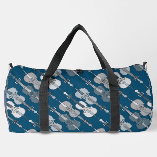 Farbenfrohe Cellos Pattern Duffle Bag (Rückseite)
