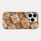Farbenfrohe Cellos Pattern iPhone Hülle (Rückseite (Horizontal))