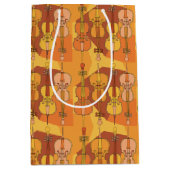 Farbenfrohe Cellos Pattern Mittlere Geschenktüte (Vorderseite)