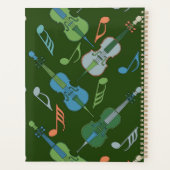 Farbenfrohe Cellos Plane Planer (Rückseite)